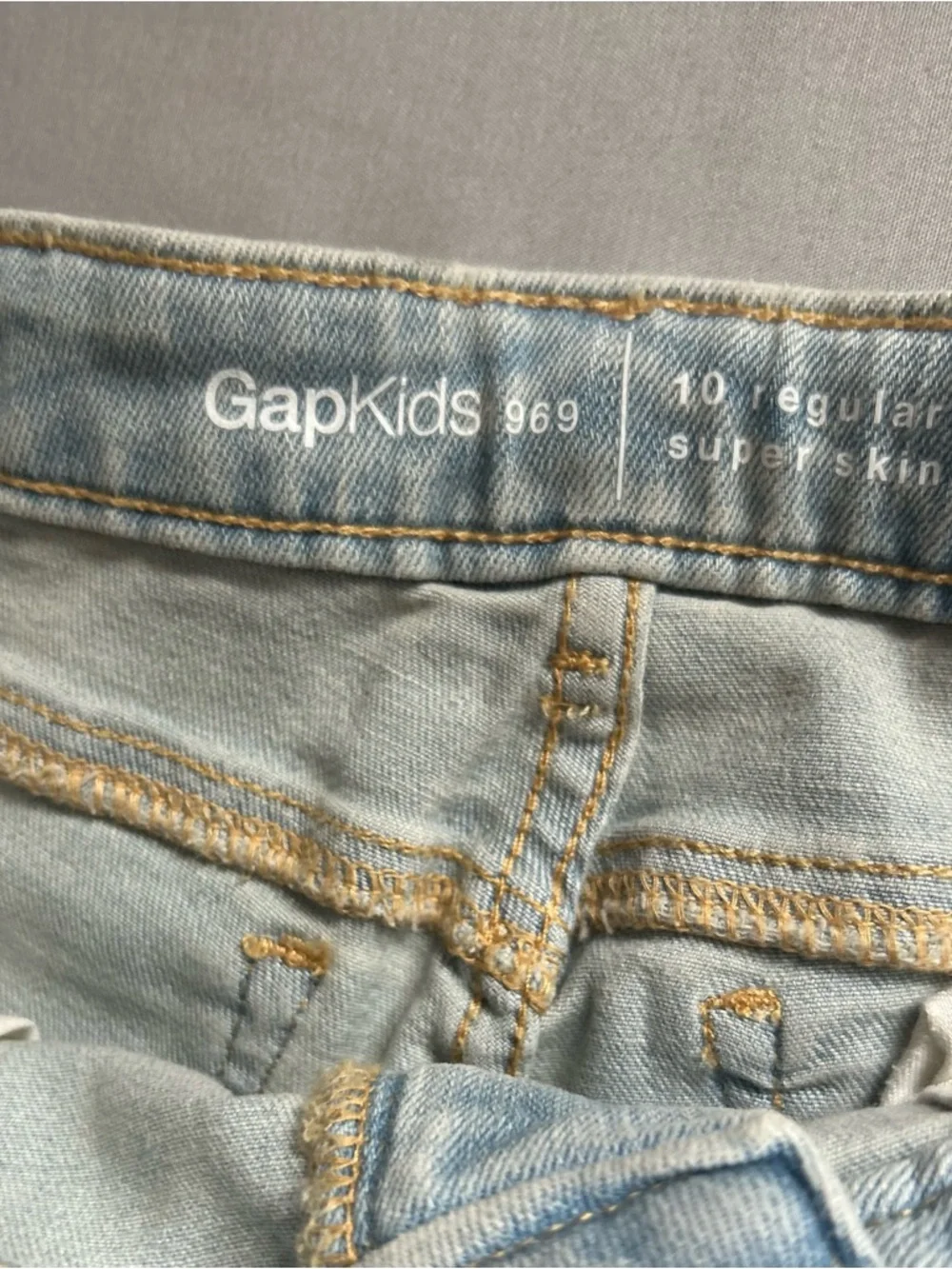 NWT GapKids Girls Super Skinny Jeans -Size 10- Light was